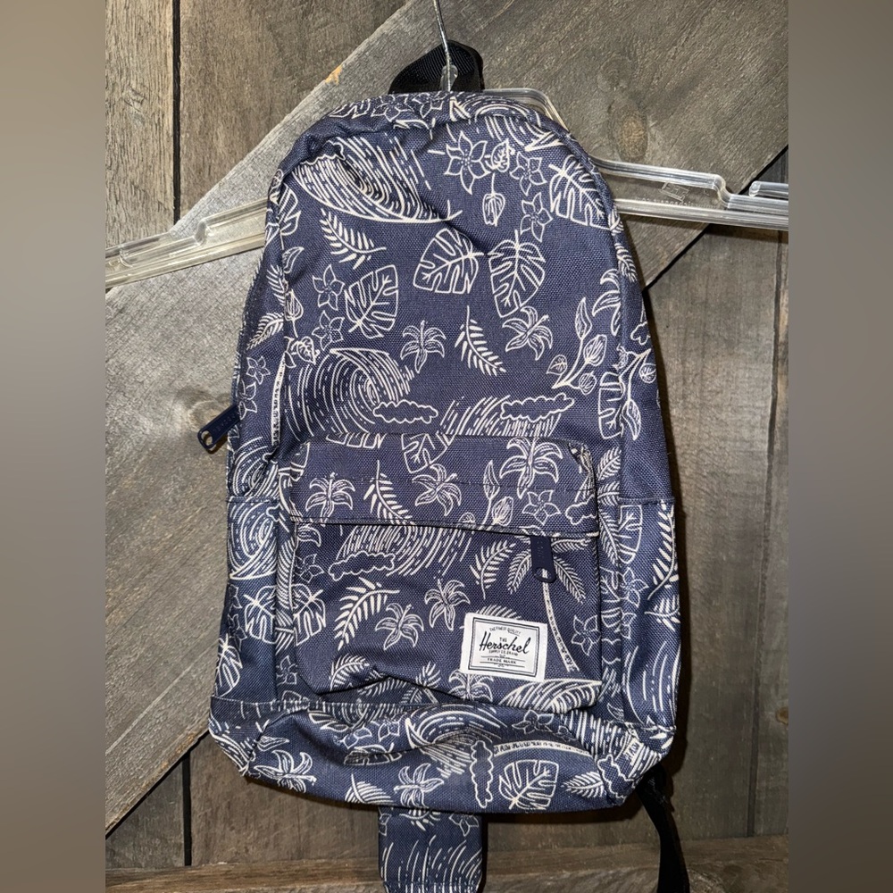 Herschel Supply Company Blue Tropical Print Sling Bag
